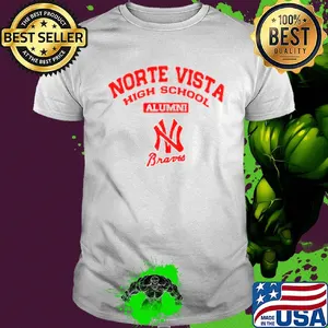 Norte vista high school alumni braves apparel logo shirt