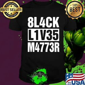 Official 8L4CK L1V35 M4773R Shirt