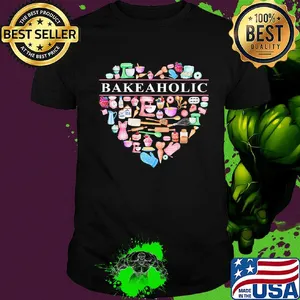 Official Bakeaholic heart shirt
