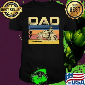 Official Dad snowmobile vintage shirt