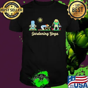 Official gardening yoga lovers shirt