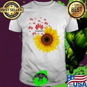Official sunflower huawei logo shirt