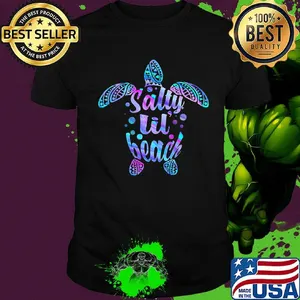 Official turtle salty lil beach shirt