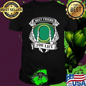 Oregon ducks best friend for life skeleton shirt