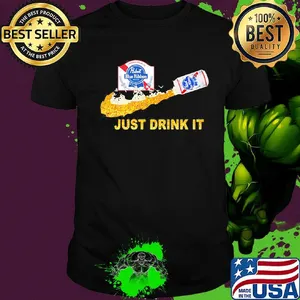 Pabst blue ribbon beer nike just drink it shirt