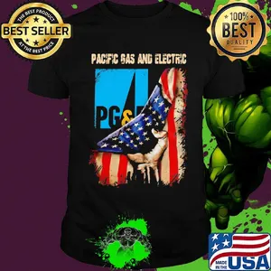 Pacific gas and electric american flag independence day shirt