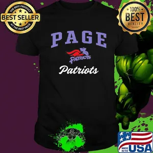 Page high school patriots shirt