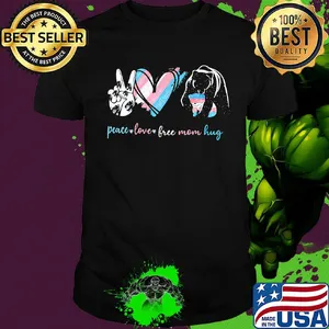 Peace love free mom hug bear lgbt shirt