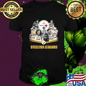 Pittsburgh steelers legends football signatures shirt