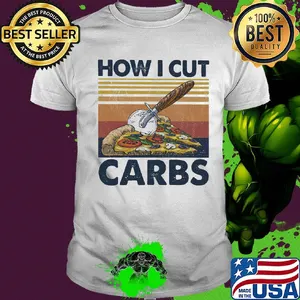 Pizza how I cut carbs vintage retro shirt