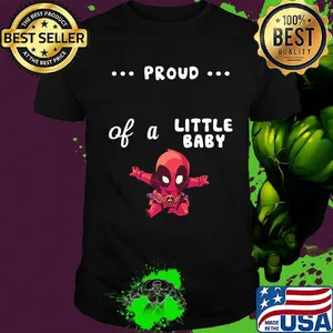 Proud of a little baby spider man shirt