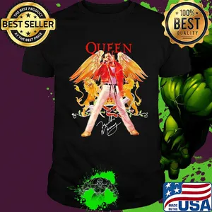 Queen freddie mercury signature shirt