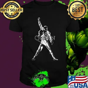 Queen legendary pose freddie mercury shirt