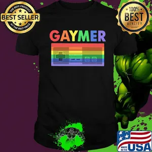 Rainbow Cassette Gaymer Pride LGBT Shirt