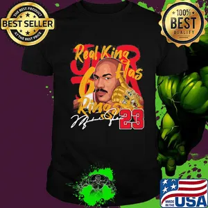 Real king rings michael jordan 23 signature shirt