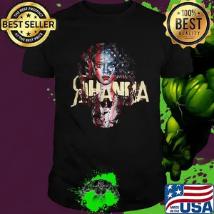 Rihanna american flag independence day shirt