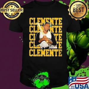 Roberto clemente 21 pittsburgh pirates baseball team player shirt