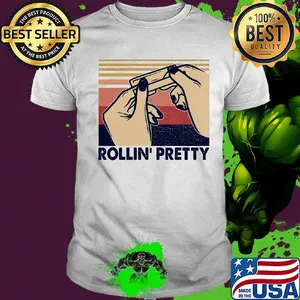 Rolling pretty hands vintage retro shirt