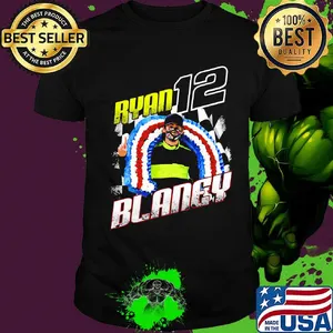 Ryan blaney #12 duracell 2018 checkered flag shirt