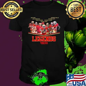 San francisco 49ers football team player legends shirt
