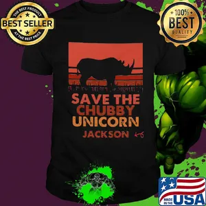 Save the chubby unicorn jackson vintage shirt