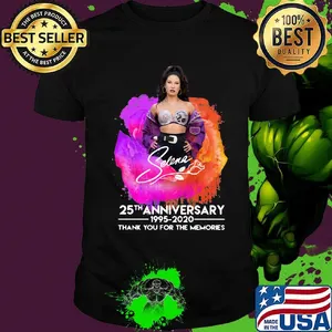 Selena 25th anniversary 1995 2020 thank you for the memories signature shirt