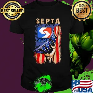 Septa american flag independence day shirt