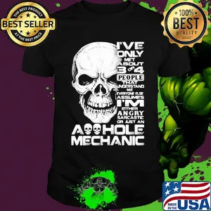 Skull I've only met about 3 or 4 people that understand me everyone else assumes I'm either angry sarcastic or just an aoohole mechanic shirt