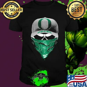 Skull mask oregon ducks football shirt