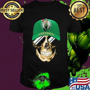 Skull smile oklahoma boston celtics basketball shirt