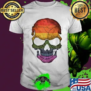 Skullcap Color Dark LGBT Shirt