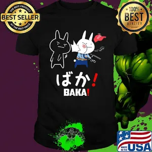 Slap rabbit baka japanese police shirt