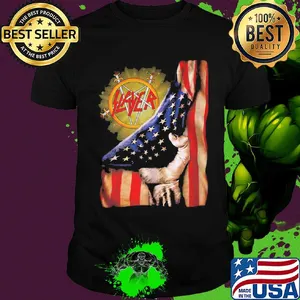 Slayer band american flag happy independence day shirt