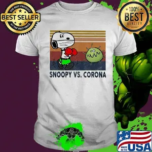 Snoopy and coronavirus vintage retro shirt
