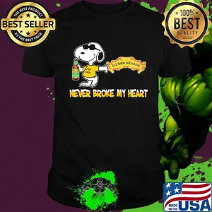 Snoopy hard woodchuck cider beer never broke my heart shirt