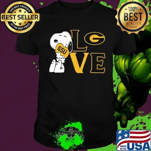 Snoopy hug heart love georgia state university shirt