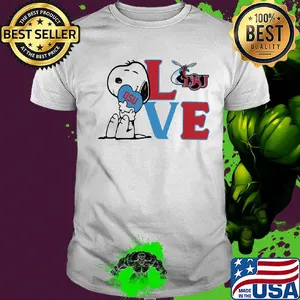 Snoopy love dsu delaware state university heart shirt