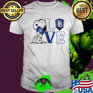 Snoopy love du dillard university heart shirt
