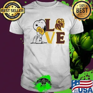 Snoopy love htu huston-tillotson university heart shirt