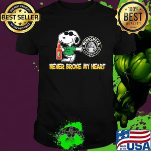 Snoopy sierra nevada beer never broke my heart shirt