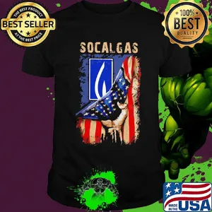 Socalgas american flag independence day shirt