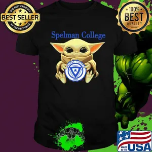 Star wars baby yoda hug spelman college shirt