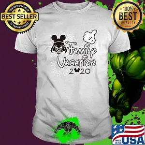 Star wars darth vader family vacation 2020 mickey mouse shirt