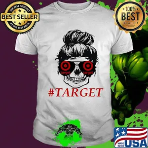 Sugar skull girl target logo shirt