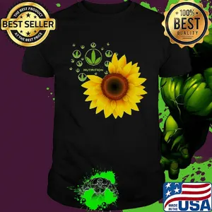 Sunflower herbalife nutrition logo shirt