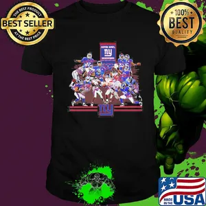 Super bowl new york giants champions players signatures shirt