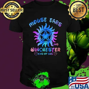 Supernatural mouse ears and winchester kind of girl shirt