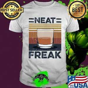 Tea neat freak vintage retro shirt