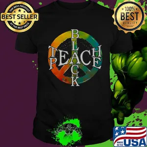Teach Peace Black Color Shirt