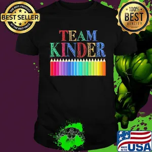 Team kinder colors pencil shirt